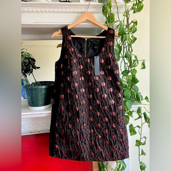 NWT Marc By Marc Jacobs 60s Inspired Polkadot Sheath Mini Dress in Size 2 - Picture 1 of 4